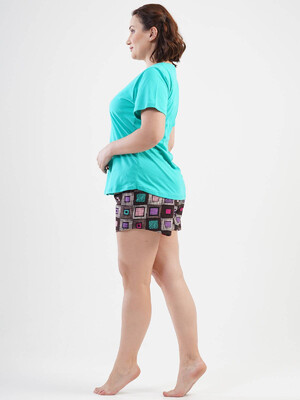 Купить Хлопковый домашний комплект большого размера VIENETTA 1120440055 в Украина в Lingerie.ua - Одяг для дому та відпочинку, Фото 3