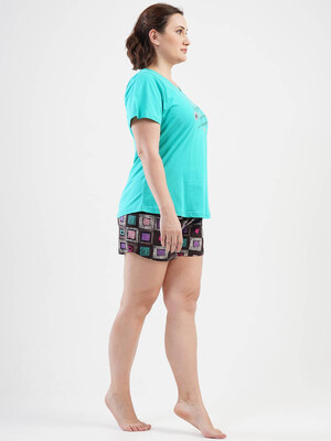 Купить Хлопковый домашний комплект большого размера VIENETTA 1120440055 в Украина в Lingerie.ua - Одяг для дому та відпочинку, Фото 5