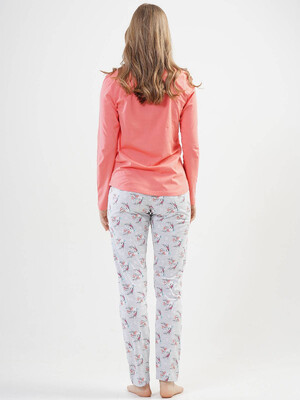 Купить Хлопковый комплект женский с длинным рукавом VIENETTA 2010655740 в Украина в Lingerie.ua - Одяг для дому та відпочинку, Фото 7