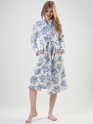 Купить Флисовый халат женский VIENETTA 2010280358 в Украина в Lingerie.ua - Одяг для дому та відпочинку, Фото 2