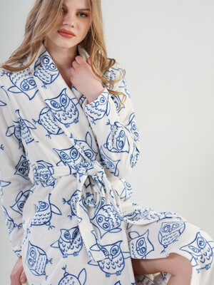 Купить Флисовый халат женский VIENETTA 2010280358 в Украина в Lingerie.ua - Одяг для дому та відпочинку, Фото 4