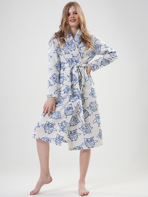 Купить Флисовый халат женский VIENETTA 2010280358 в Украина в Lingerie.ua - Одяг для дому та відпочинку, Фото 5