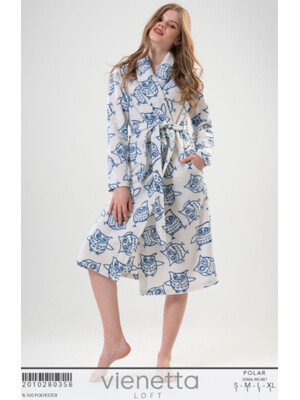 Купить Флисовый халат женский VIENETTA 2010280358 в Украина в Lingerie.ua - Одяг для дому та відпочинку, Фото 9