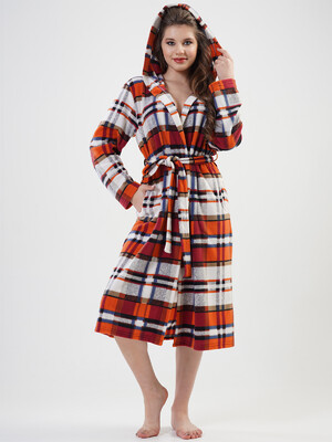 Купить Флисовый халат с капюшоном VIENETTA 2010068758 в Украина в Lingerie.ua - Одяг для дому та відпочинку, Фото 4