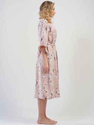 Купить Халат из вискозы миди VIENETTA 1110730442 в Украина в Lingerie.ua - Одяг для дому та відпочинку, Фото 2