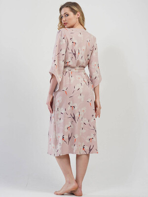 Купить Халат из вискозы миди VIENETTA 1110730442 в Украина в Lingerie.ua - Одяг для дому та відпочинку, Фото 3