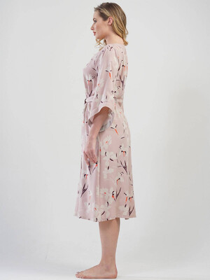 Купить Халат из вискозы миди VIENETTA 1110730442 в Украина в Lingerie.ua - Одяг для дому та відпочинку, Фото 5