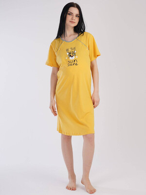 Купить Хлопковая туника для беременных и кормящих мам VIENETTA 2122145889 в Украина в Lingerie.ua - Одяг для дому та відпочинку, Фото 2