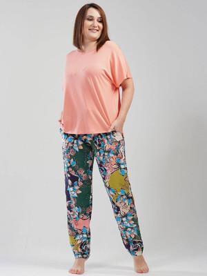 Купить Комплект из вискозы с брюками VIENETTA 1110689658 в Украина в Lingerie.ua - Одяг для дому та відпочинку, Фото 4