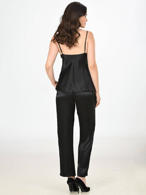 Купить Шолковый комплект тройка с кружевом VIENETTA SATEEN 1610165053 в Украина в Lingerie.ua - Одяг для дому та відпочинку, Фото 4