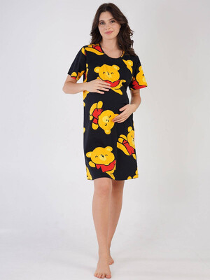 Купить Хлопковая туника для беременных и кормящих мам VIENETTA 2114574739 в Украина в Lingerie.ua - Одяг для дому та відпочинку, Фото 2