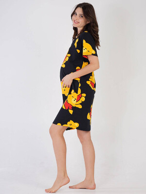 Купить Хлопковая туника для беременных и кормящих мам VIENETTA 2114574739 в Украина в Lingerie.ua - Одяг для дому та відпочинку, Фото 4