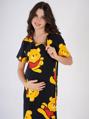 Купить Хлопковая туника для беременных и кормящих мам VIENETTA 2114574739 в Украина в Lingerie.ua - Одяг для дому та відпочинку, Фото 5
