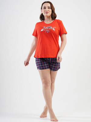 Купить Хлопковый комплект с шортами VIENETTA 1120754957 в Украина в Lingerie.ua - Одяг для дому та відпочинку, Фото 4