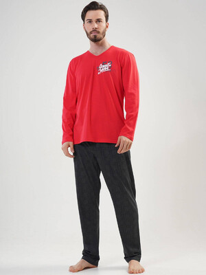 Купить Хлопковая пижама с длинным рукавом  VIENETTA MAN 2031073902 в Украина в Lingerie.ua - Одяг для дому та відпочинку, Фото 1