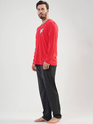 Купить Хлопковая пижама с длинным рукавом  VIENETTA MAN 2031073902 в Украина в Lingerie.ua - Одяг для дому та відпочинку, Фото 3