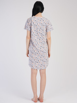 Купить Хлопковая ночная сорочка с коротким рукавом VIENETTA 2123230656 в Украина в Lingerie.ua - Одяг для дому та відпочинку, Фото 5