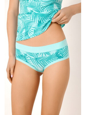 Купить Хлопковые трусики шортики бирюзовые JASMINE Celina 5607-54 в Украина в Lingerie.ua - Одяг для дому та відпочинку, Фото 1