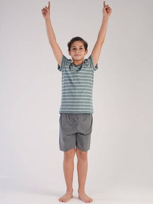 Купить Трикотажный комплект с шортами VIENETTA KIDS 2125520000 в Украина в Lingerie.ua - Одяг для дому та відпочинку, Фото 2