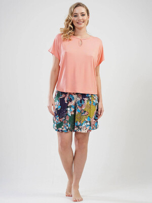 Пижама из вискозы с шортами VIENETTA 1110699658