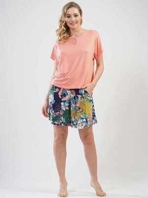 Купить Пижама из вискозы с шортами VIENETTA 1110699658 в Украина в Lingerie.ua - Одяг для дому та відпочинку, Фото 5