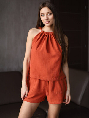 Купить Муслиновый костюм с шортами  V SoftShow 005 в Украина