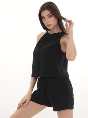 Купить Муслиновый костюм с шортами  V SoftShow 005 в Украина в Lingerie.ua - Одяг для дому та відпочинку, Фото 2