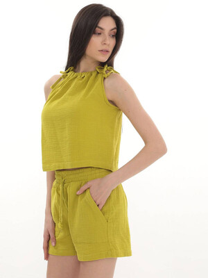 Купить Муслиновый костюм с шортами  V SoftShow 005 в Украина в Lingerie.ua - Одяг для дому та відпочинку, Фото 16