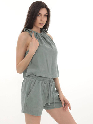 Купить Муслиновый костюм с шортами  V SoftShow 005 в Украина в Lingerie.ua - Одяг для дому та відпочинку, Фото 21