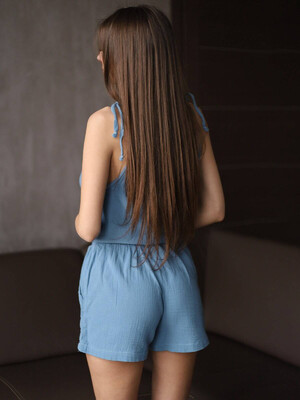 Купить Муслиновый костюм с шортами  V SoftShow 005 в Украина в Lingerie.ua - Одяг для дому та відпочинку, Фото 12