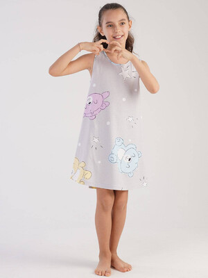 Купить Хлопковая ночная сорочка без рукавов VIENETTA 2124901510  в Украина в Lingerie.ua - Одяг для дому та відпочинку, Фото 5