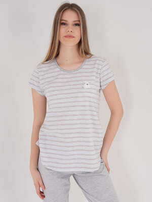 Купить Хлопковый комплект с капри VIENETTA 2125460000 в Украина в Lingerie.ua - Одяг для дому та відпочинку, Видео