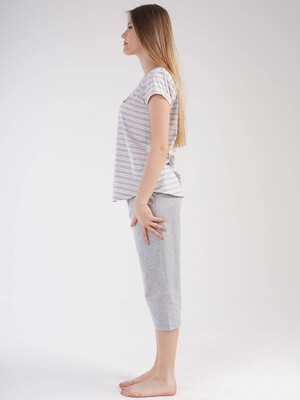 Купить Хлопковый комплект с капри VIENETTA 2125460000 в Украина в Lingerie.ua - Одяг для дому та відпочинку, Фото 4