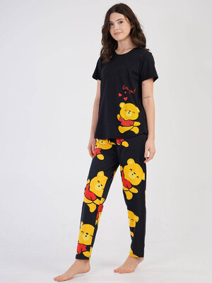 Купить Хлопковая пижама с брюками  VIENETTA 2114634739 в Украина в Lingerie.ua - Одяг для дому та відпочинку, Фото 1