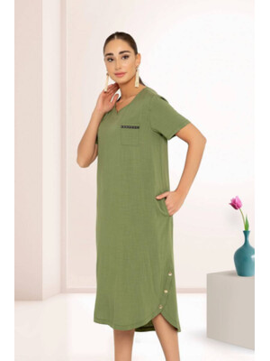 Купить Платье женское из вискозы и льна COCOON Relax P20881 в Украина в Lingerie.ua - Одяг для дому та відпочинку, Фото 9