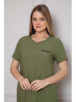 Купить Платье женское из вискозы и льна COCOON Relax P20881 в Украина в Lingerie.ua - Одяг для дому та відпочинку, Фото 8