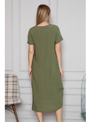 Купить Платье женское из вискозы и льна COCOON Relax P20881 в Украина в Lingerie.ua - Одяг для дому та відпочинку, Фото 7