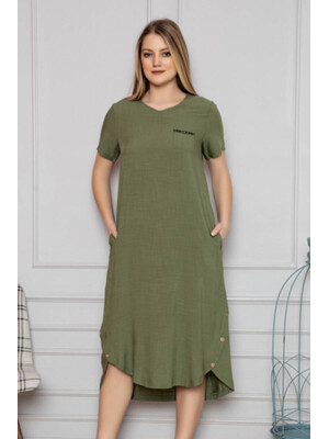 Купить Платье женское из вискозы и льна COCOON Relax P20881 в Украина в Lingerie.ua - Одяг для дому та відпочинку, Фото 6