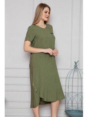 Купить Платье женское из вискозы и льна COCOON Relax P20881 в Украина в Lingerie.ua - Одяг для дому та відпочинку, Фото 4