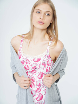 Купить Комплект из ночной сорочки и халата VIENETTA 1061740507 в Украина в Lingerie.ua - Одяг для дому та відпочинку, Фото 2