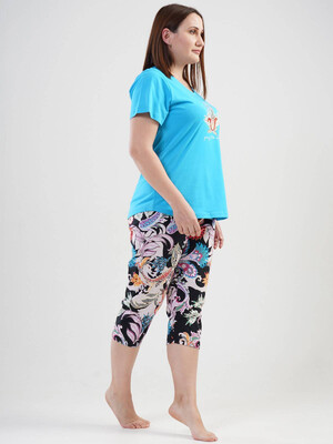 Купить Хлопковый комплект с капри VIENETTA 1121300229 в Украина в Lingerie.ua - Одяг для дому та відпочинку, Фото 6