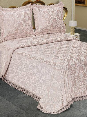 Купить ЖАККАРДОВОЕ ПОКРЫВАЛО+ простынь с наволочками MAISON D`OR Damaris в Украина в Lingerie.ua - Одяг для дому та відпочинку, Фото 1