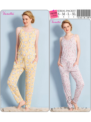 Купить Летний комбинезон женский VIENETTA 7030181283 в Украина в Lingerie.ua - Одяг для дому та відпочинку, Фото 2