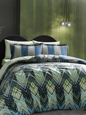 Купить Постільний комплект сімейний TAC Digital Saten Shanghai в Украина в Lingerie.ua - Одяг для дому та відпочинку, Фото 1