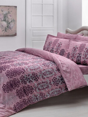 Купить КПБ King TAC Saten Delux Rauma 240*220 4 нав в Украина в Lingerie.ua - Одяг для дому та відпочинку, Фото 1