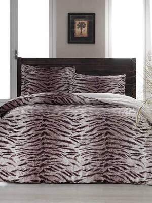 Двоспальний комплект постільної білизни TAC Saten Sahra