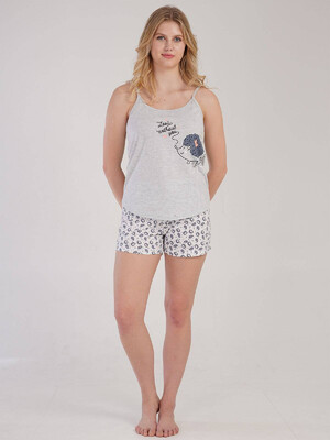 Купить Хлопковый комплект с шортами VIENETTA 2123127601 в Украина в Lingerie.ua - Одяг для дому та відпочинку, Фото 2