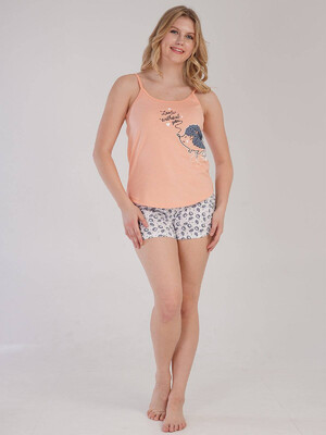 Купить Хлопковый комплект с шортами VIENETTA 2123127601 в Украина в Lingerie.ua - Одяг для дому та відпочинку, Фото 6