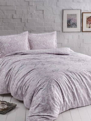 Купить Постельный комплект односпальный  TAC Saten Castillo в Украина в Lingerie.ua - Одяг для дому та відпочинку, Фото 1