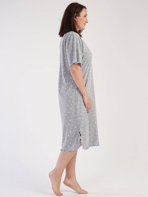 Купить Хлопковая ночная сорочка в цветочек VIENETTA 3031110771 в Украина в Lingerie.ua - Одяг для дому та відпочинку, Фото 2